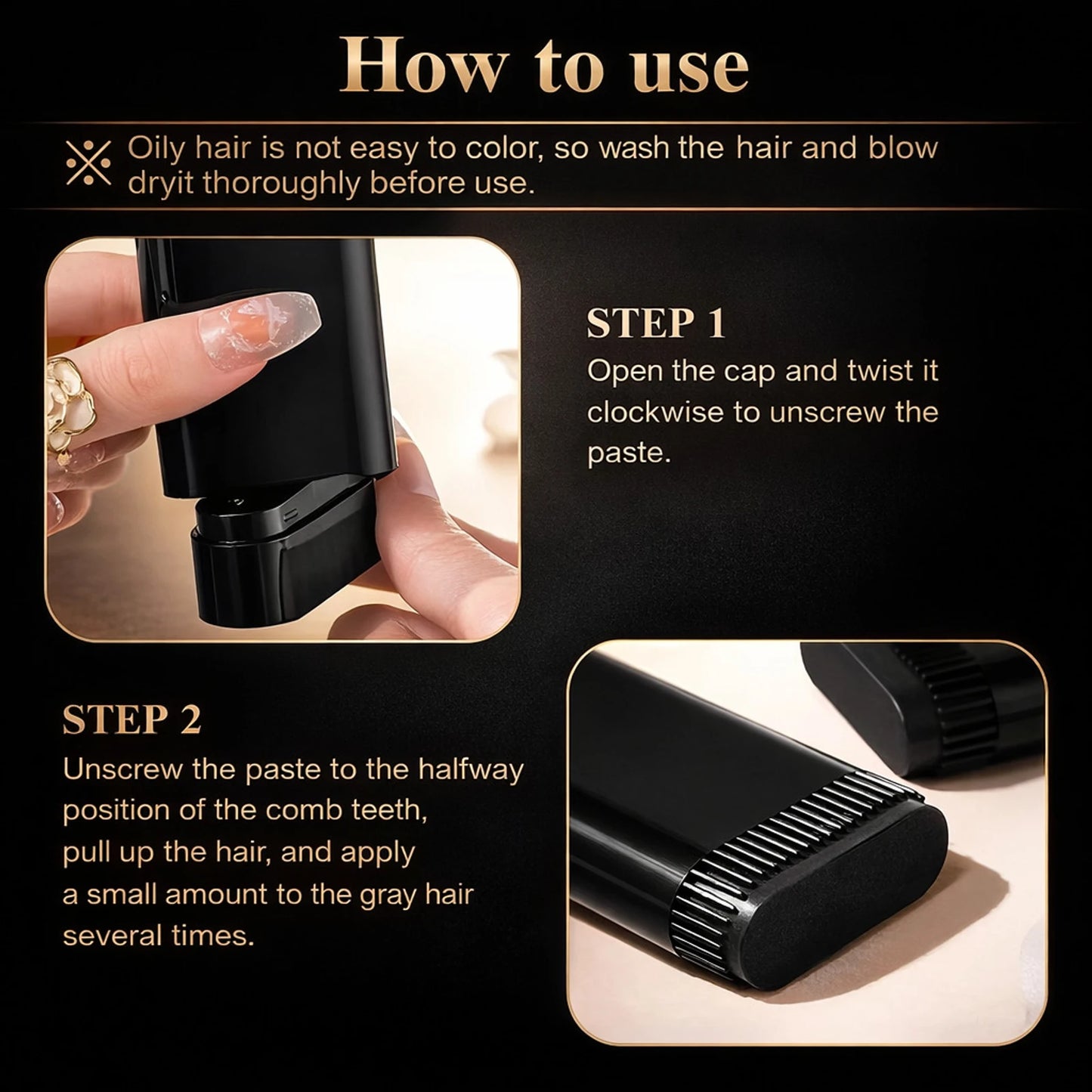 Quick Hair Dye Stick